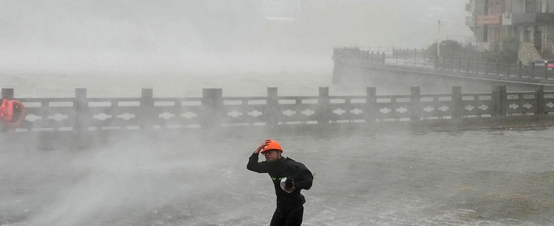 Typhoon Dolphin weakens but disrupts travel in east China